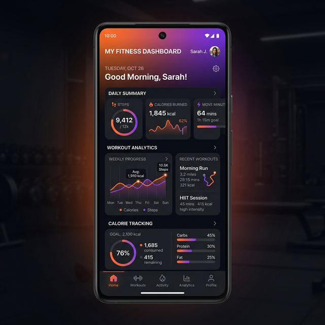 FitPulse - Fitness & Wellness App