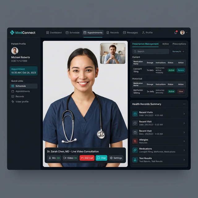 DocConnect - Telemedicine Platform